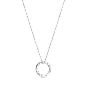 Tiffany & Co. 1837® Sterling Silver Circle Pendant Necklace
